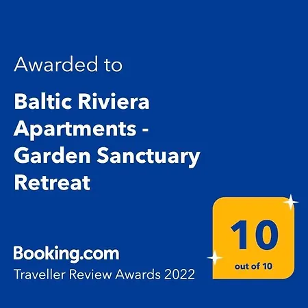 Apartment Baltic Riviera - Garden Sanctuary Retreat Danzig