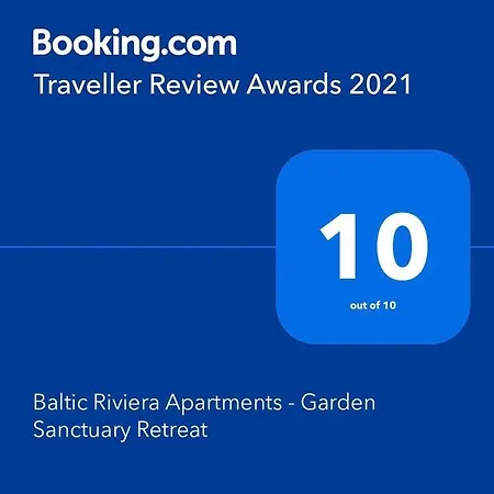 Baltic Riviera - Garden Sanctuary Retreat Lägenhet